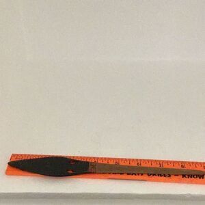 Vintage card, fish letter opener from Fiji